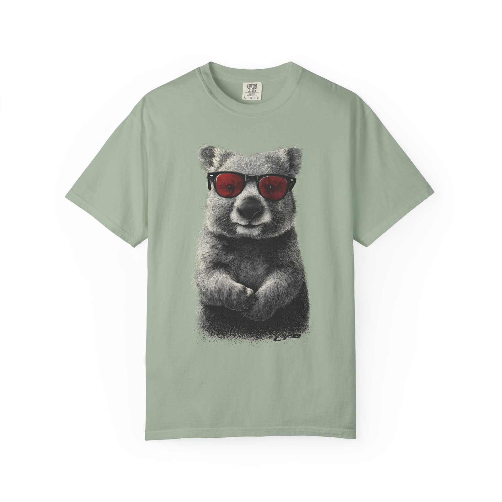 Cool Wombat Sunglasses T-Shirt | Funny Animal Graphic Tee - Image 8