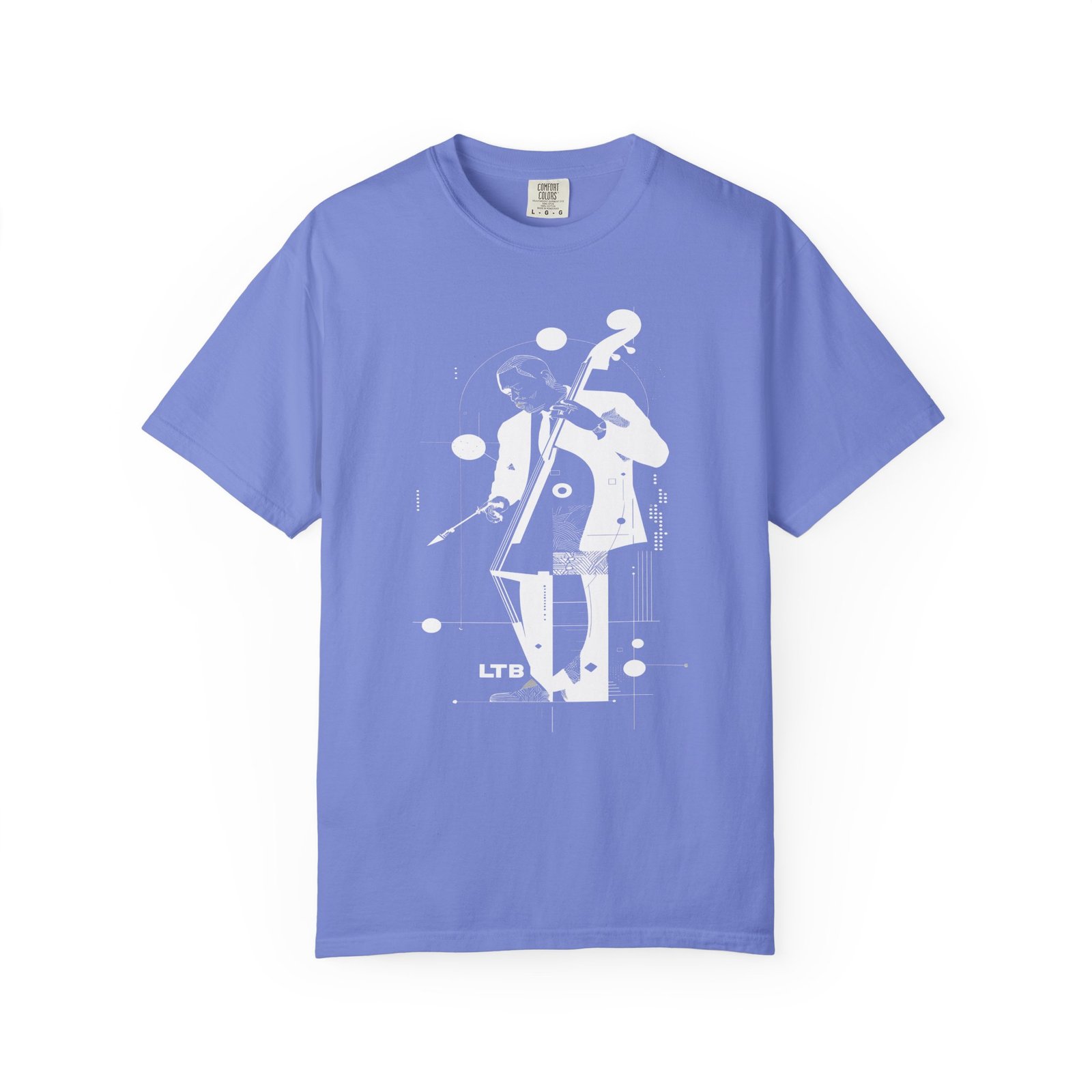 Jazz Bass Player T-Shirt | Modern Upright Bass Music Streetwear Tee - Image 7