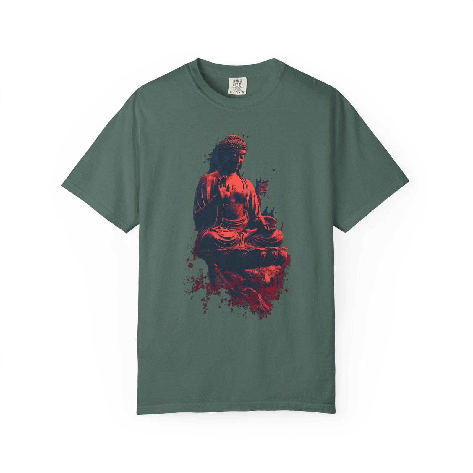 Double Sided Buddha T-Shirt | Zen Buddhist Front & Back Graphic Tee - Image 5