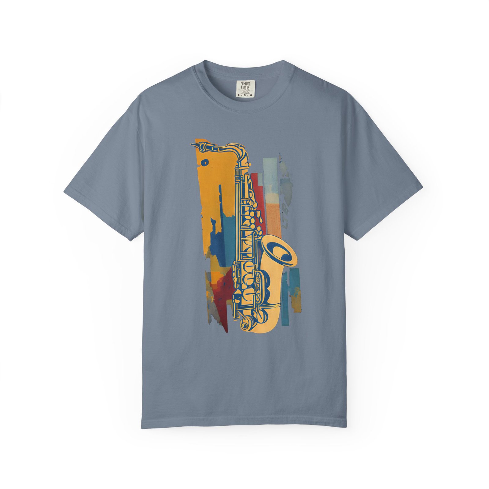 Saxophone Graphic T-Shirt | Modern Jazz Music Art Streetwear Tee - Image 10