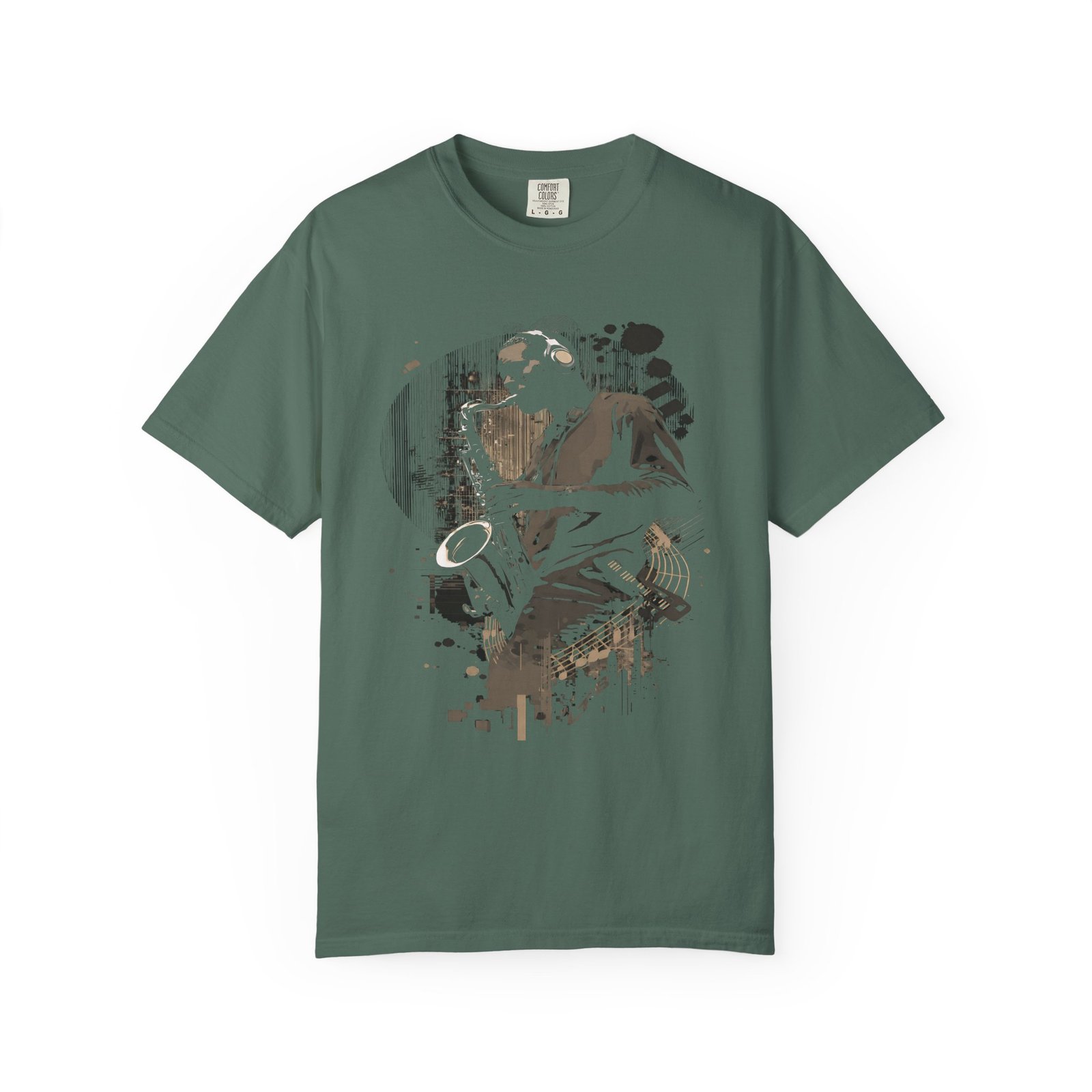 Jazz Saxophone T-Shirt | Urban Musician Graphic Streetwear Tee - Image 7