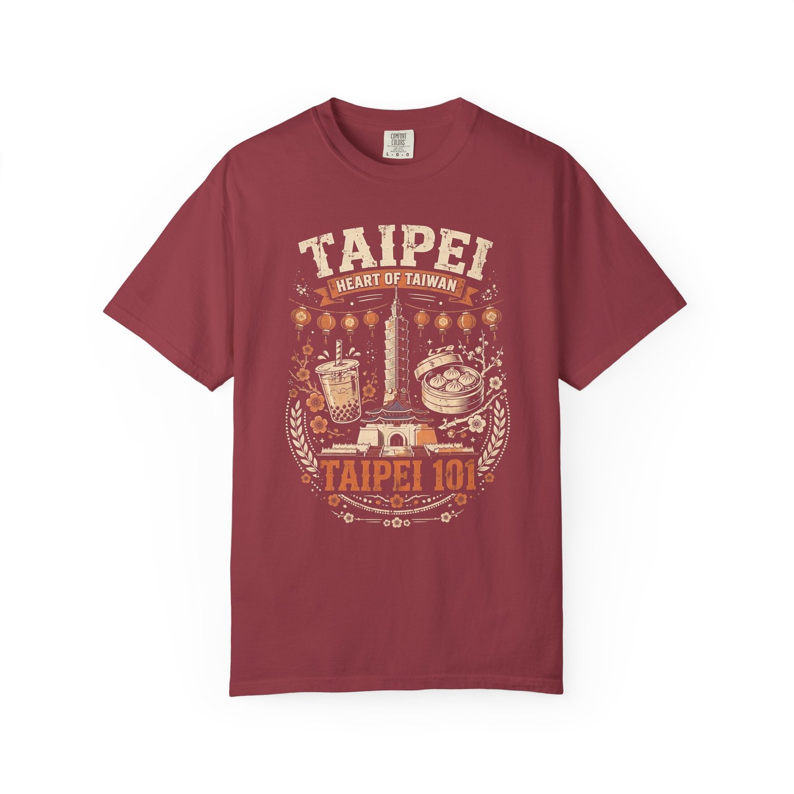 Taipei Taiwan Travel T-Shirt | Taipei 101, Bubble Tea & Night Market Graphic Tee - Image 13