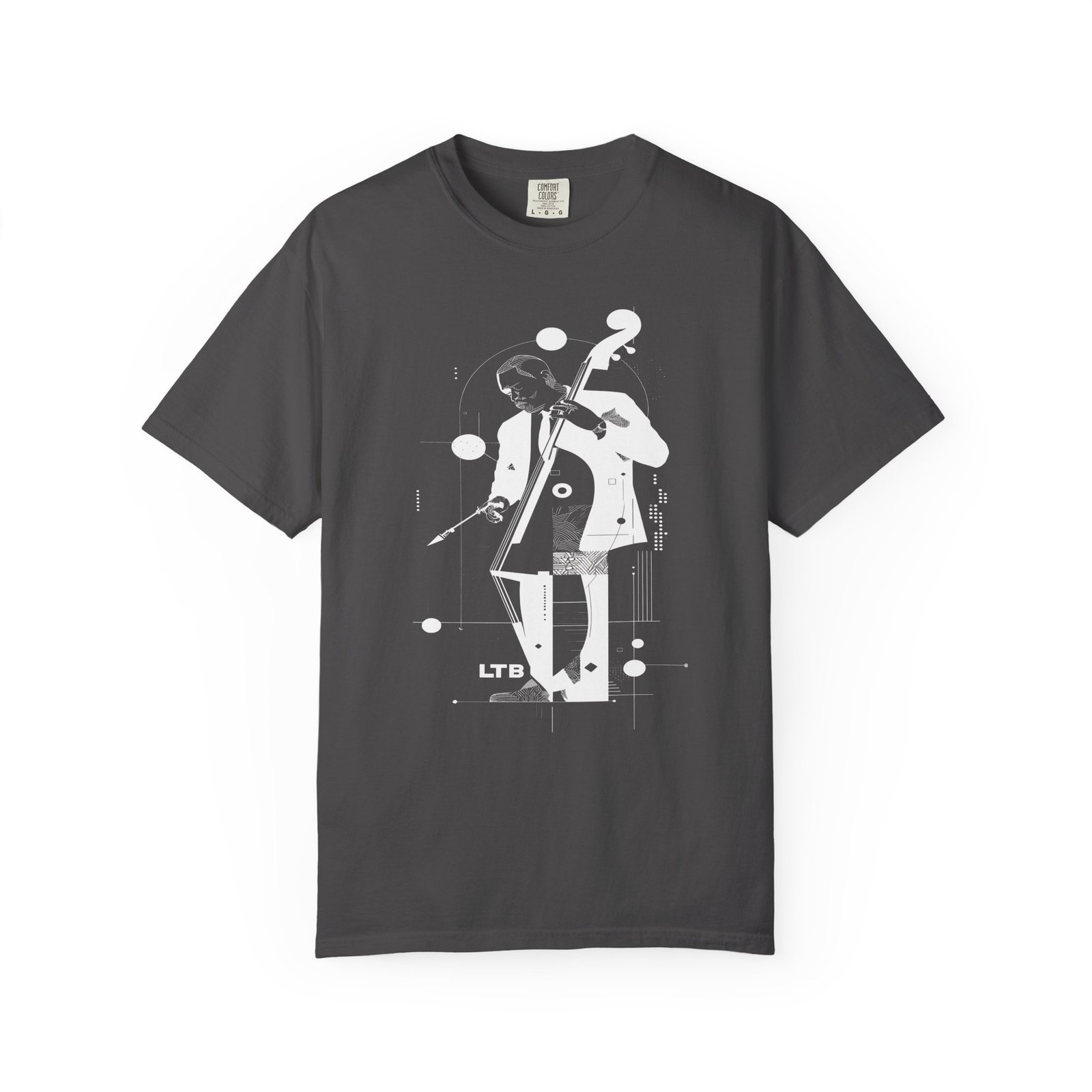 Jazz Bass Player T-Shirt | Modern Upright Bass Music Streetwear Tee - Image 9