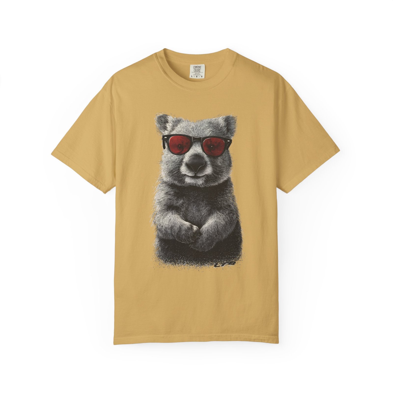 Cool Wombat Sunglasses T-Shirt | Funny Animal Graphic Tee - Image 3