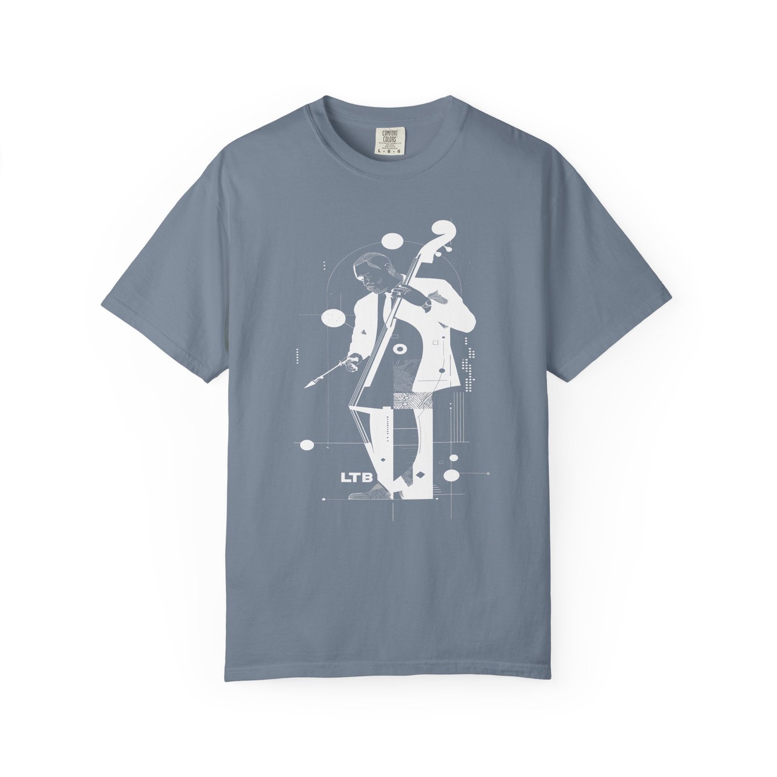 Jazz Bass Player T-Shirt | Modern Upright Bass Music Streetwear Tee - Image 8