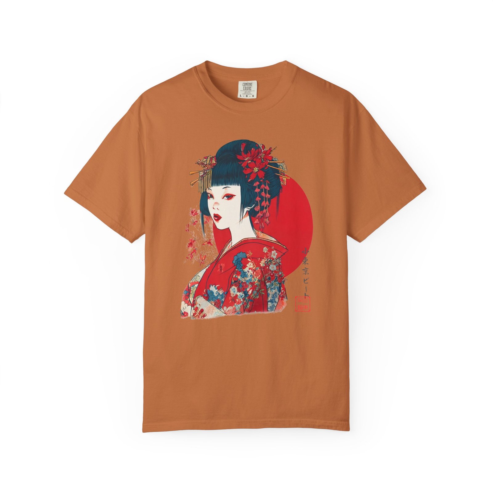 Japanese Geisha Maiko Art T-Shirt | Kimono Art Tokyo Culture Graphic Tee - Image 6