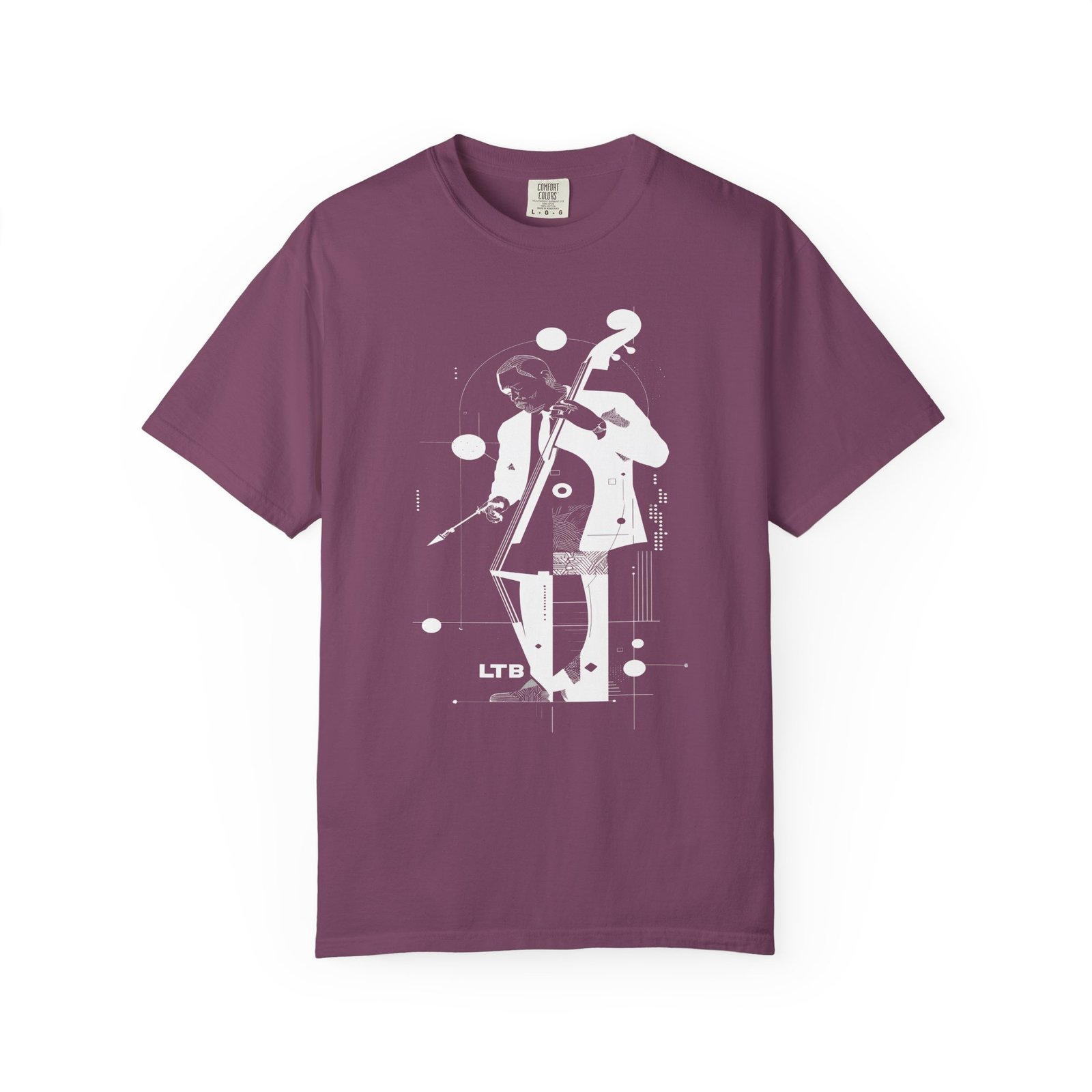 Jazz Bass Player T-Shirt | Modern Upright Bass Music Streetwear Tee - Image 12