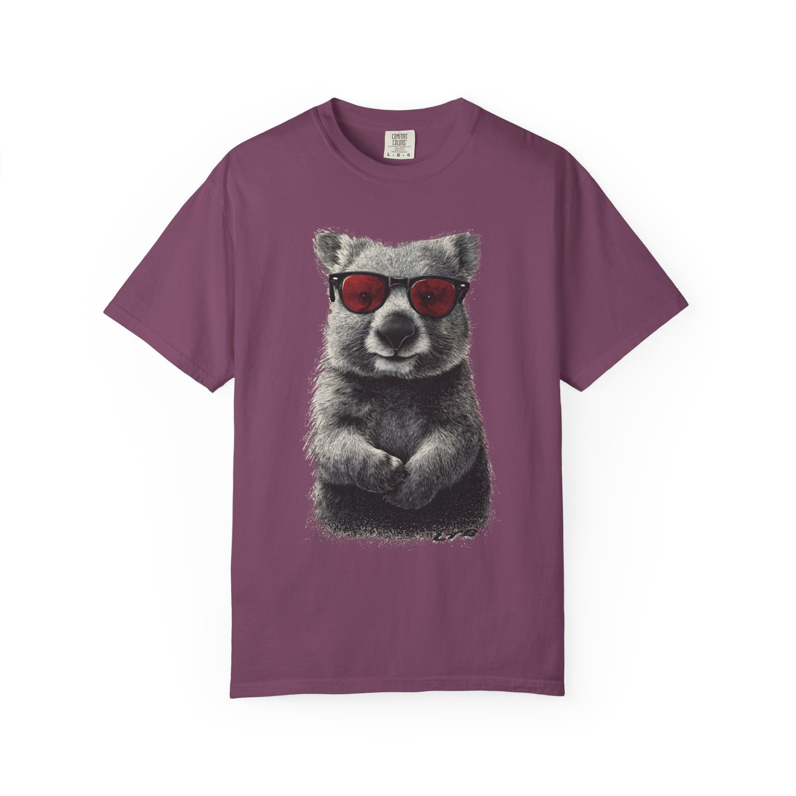 Cool Wombat Sunglasses T-Shirt | Funny Animal Graphic Tee - Image 17