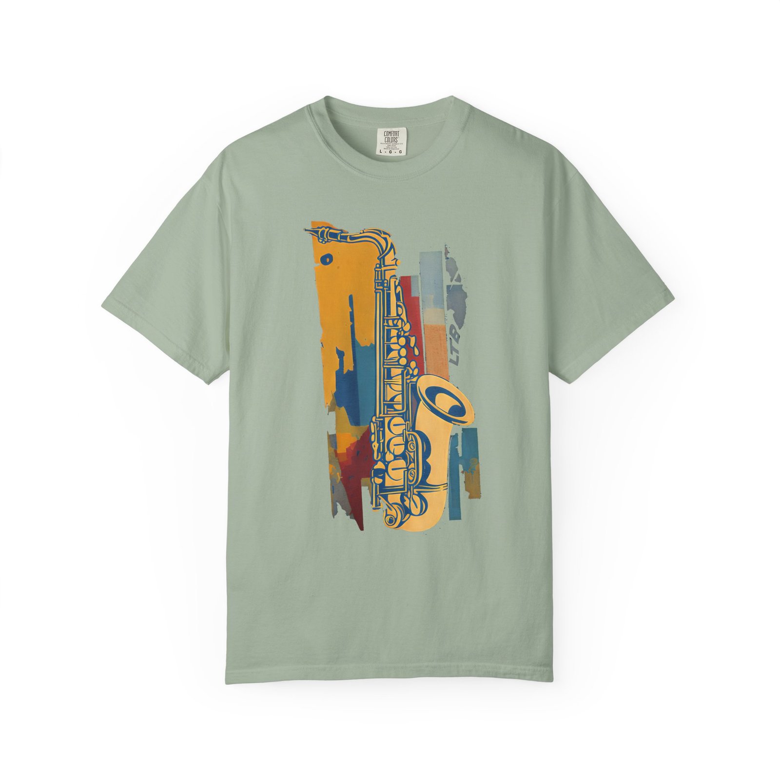 Saxophone Graphic T-Shirt | Modern Jazz Music Art Streetwear Tee - Image 5