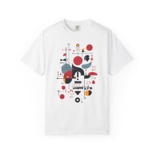 Abstract Geometric Graphic T-Shirt | Mid Century Modern Art Streetwear Tee