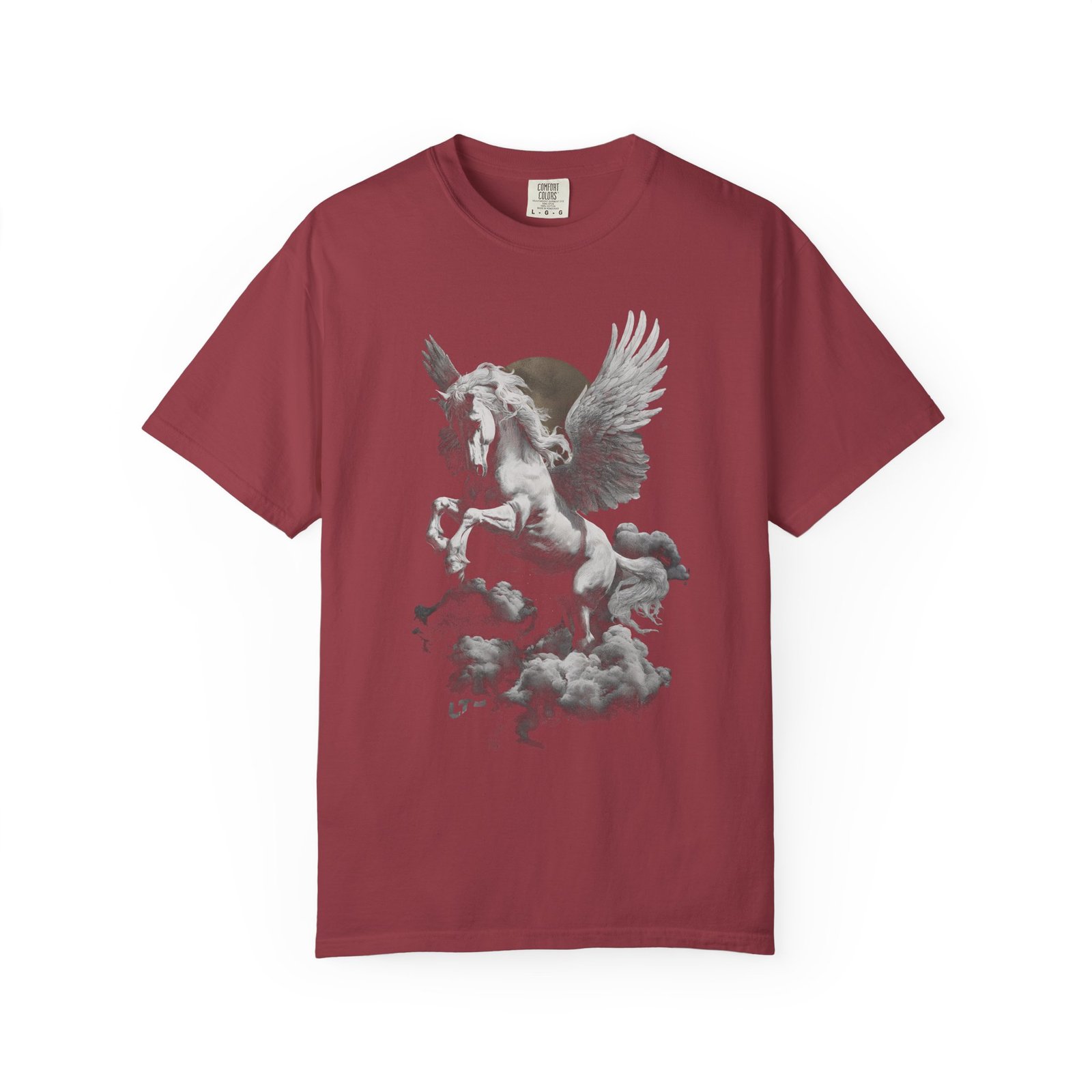 Pegasus Cloud Flight T-Shirt | Mythical Winged Horse Fantasy Graphic Streetwear Tee - Image 14