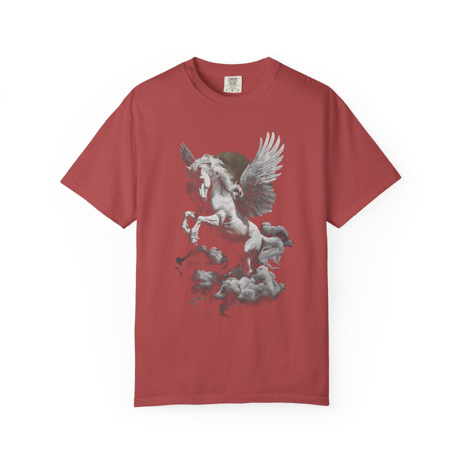 Pegasus Cloud Flight T-Shirt | Mythical Winged Horse Fantasy Graphic Streetwear Tee - Image 15