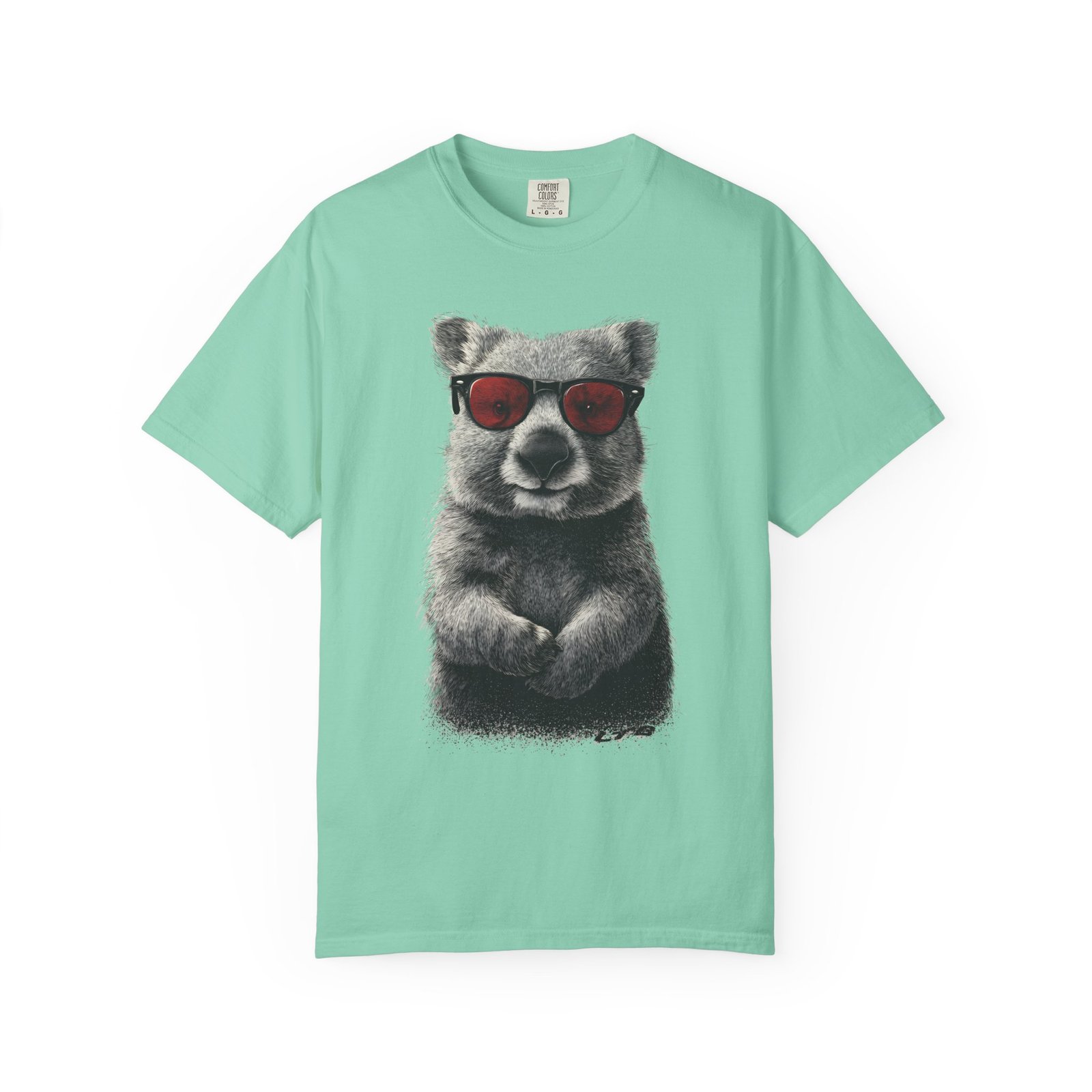 Cool Wombat Sunglasses T-Shirt | Funny Animal Graphic Tee - Image 9