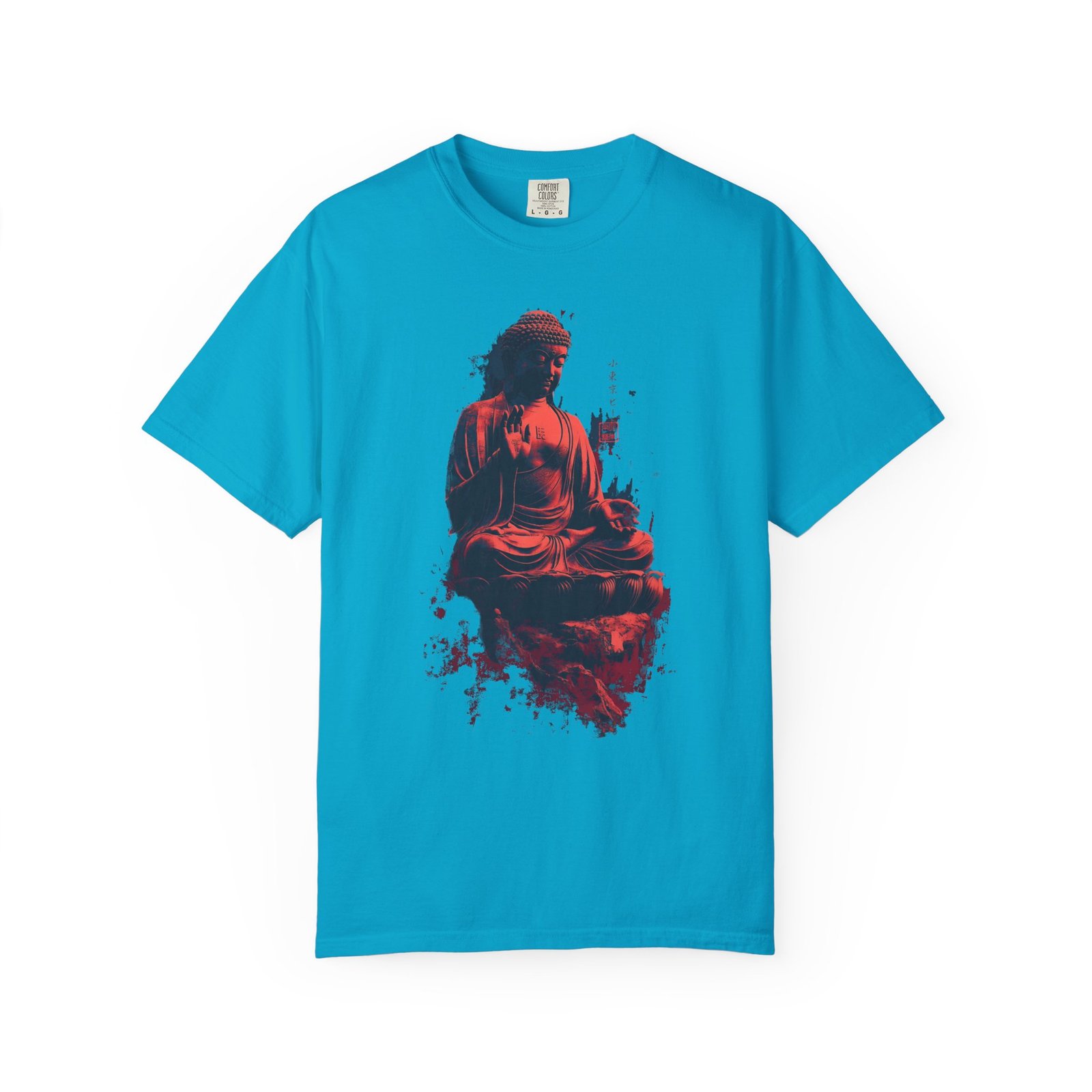 Double Sided Buddha T-Shirt | Zen Buddhist Front & Back Graphic Tee - Image 6