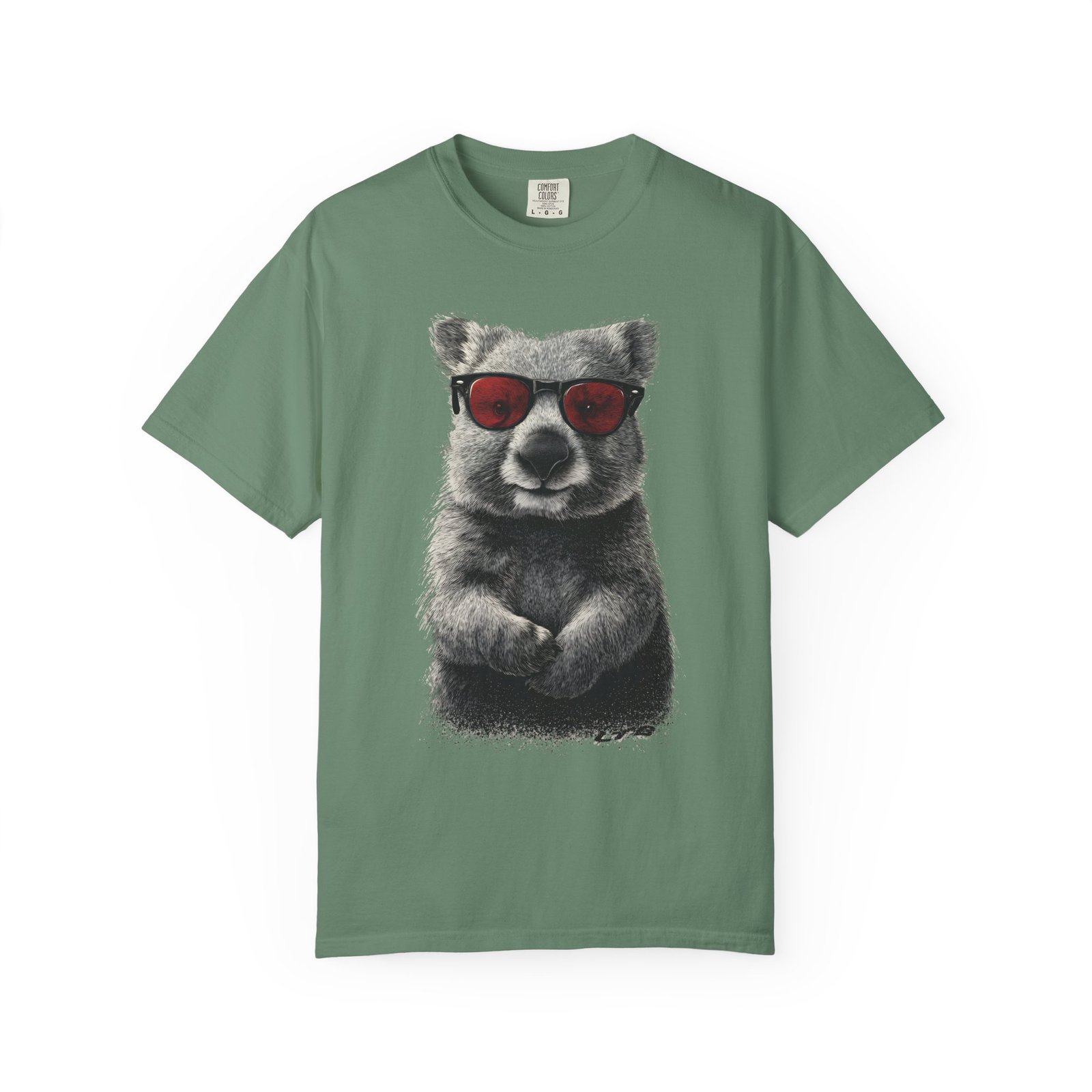 Cool Wombat Sunglasses T-Shirt | Funny Animal Graphic Tee - Image 11