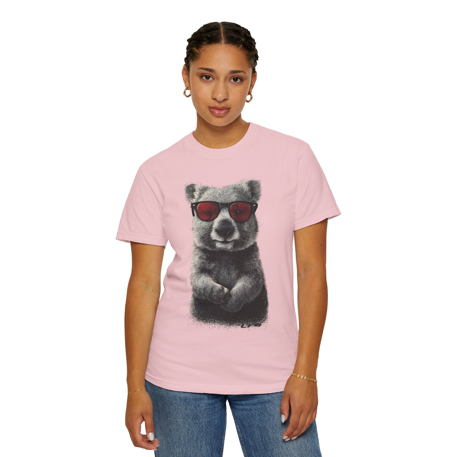 Cool Wombat Sunglasses T-Shirt | Funny Animal Graphic Tee - Image 16