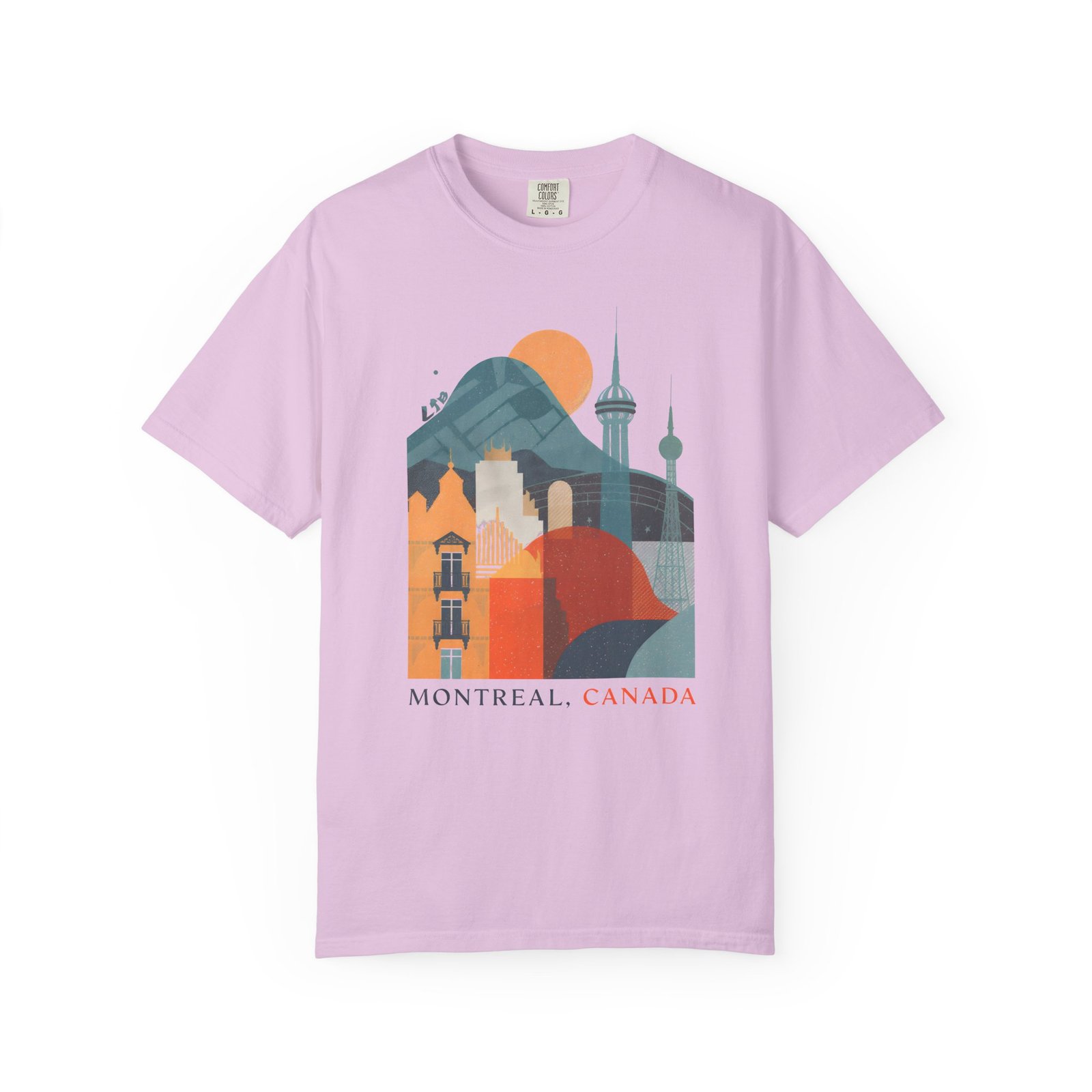 Montreal Canada Cityscape T-Shirt | Skyline Travel Graphic Streetwear Tee - Image 12