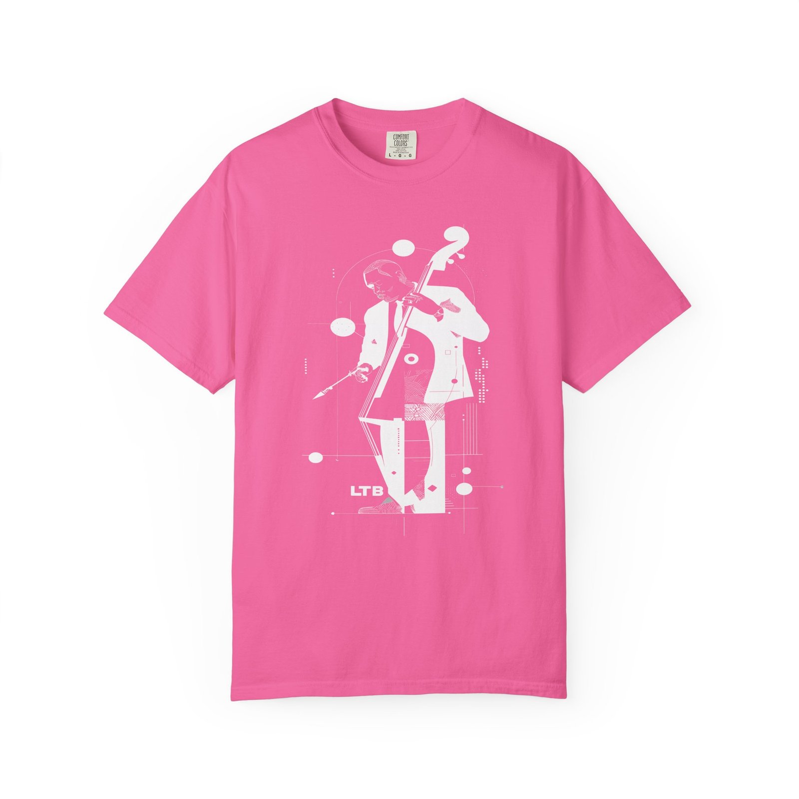 Jazz Bass Player T-Shirt | Modern Upright Bass Music Streetwear Tee - Image 11