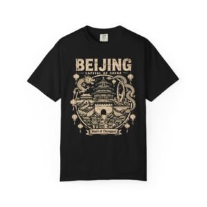 Beijing China T-Shirt | Dragon & Imperial Landmark Cultural Graphic Tee