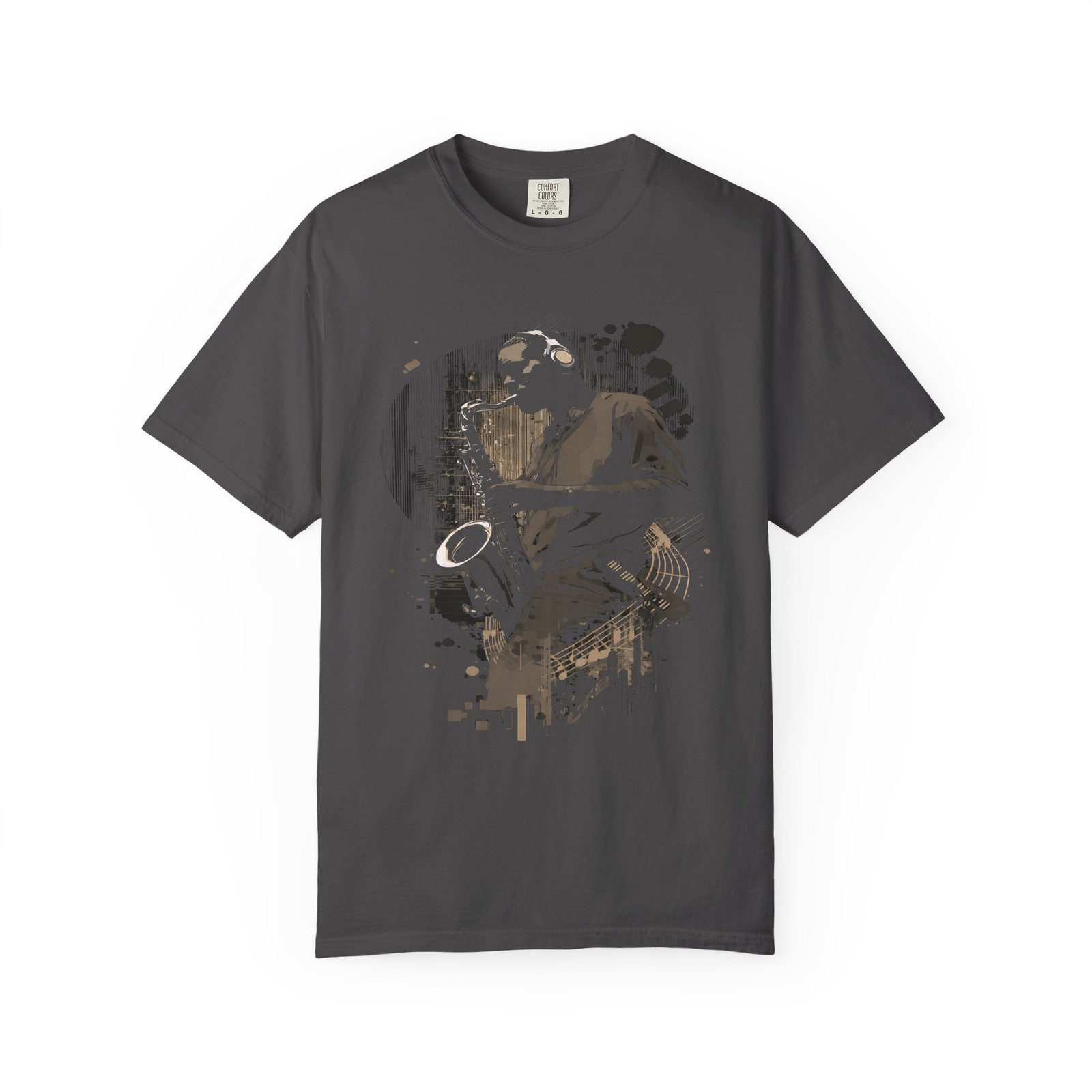 Jazz Saxophone T-Shirt | Urban Musician Graphic Streetwear Tee - Image 8