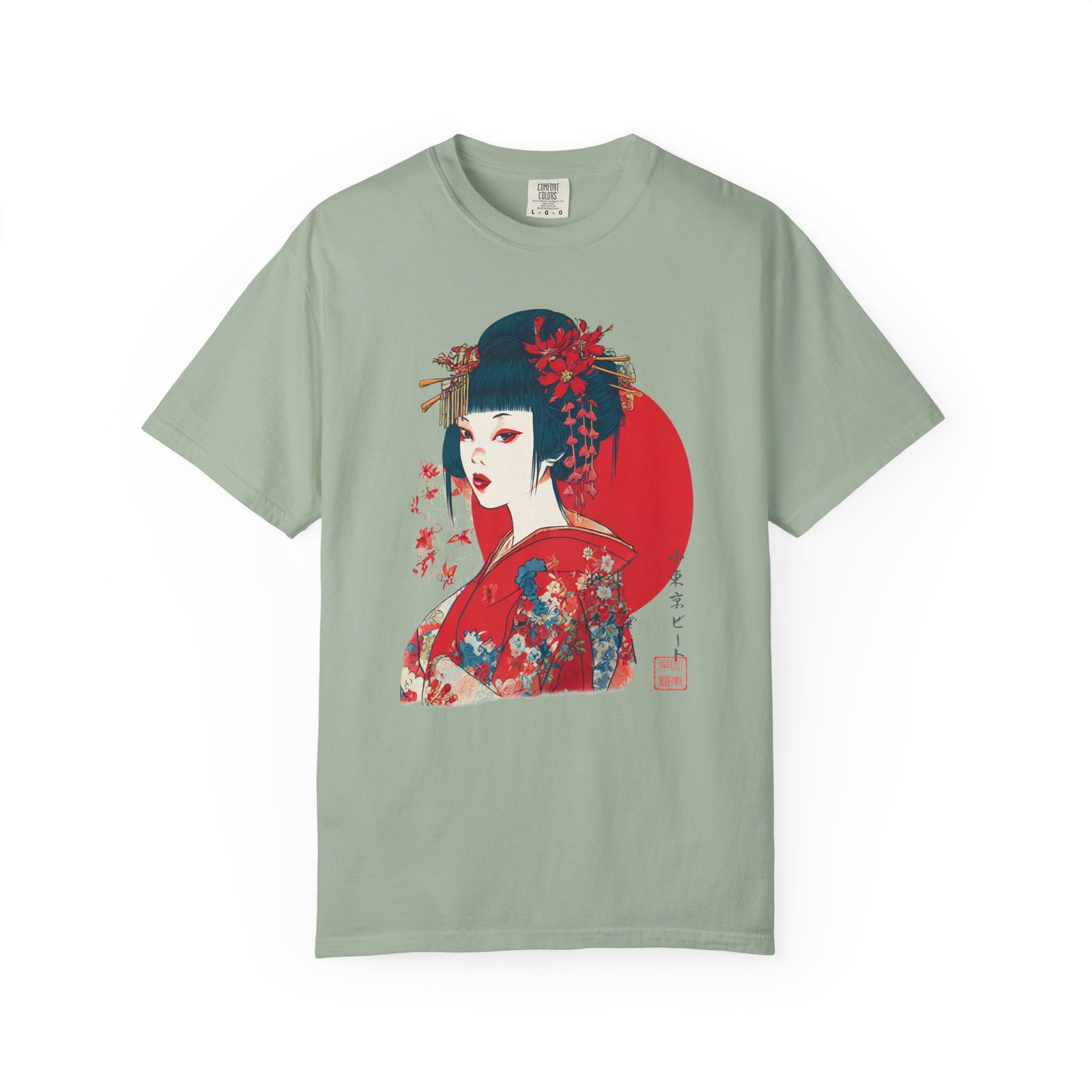 Japanese Geisha Maiko Art T-Shirt | Kimono Art Tokyo Culture Graphic Tee - Image 8