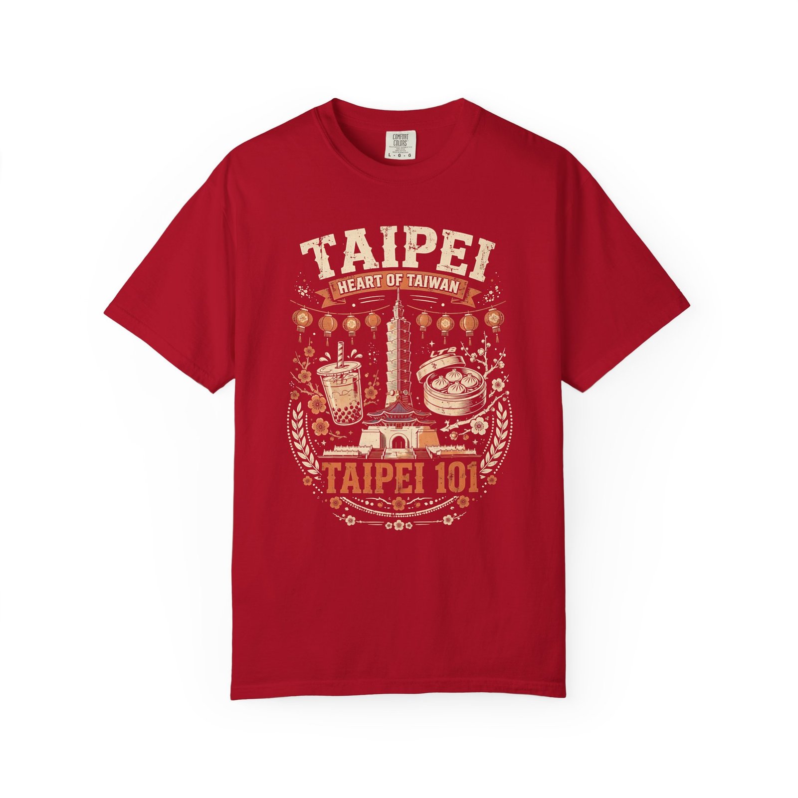 Taipei Taiwan Travel T-Shirt | Taipei 101, Bubble Tea & Night Market Graphic Tee - Image 15