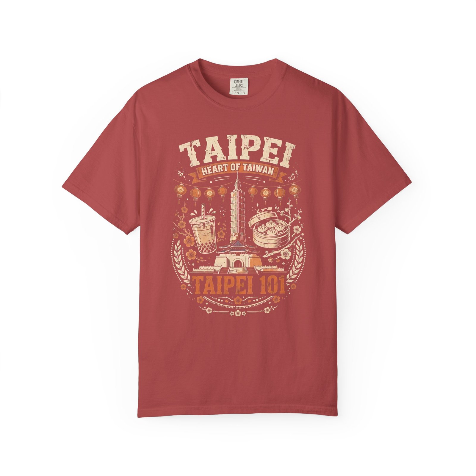 Taipei Taiwan Travel T-Shirt | Taipei 101, Bubble Tea & Night Market Graphic Tee - Image 14