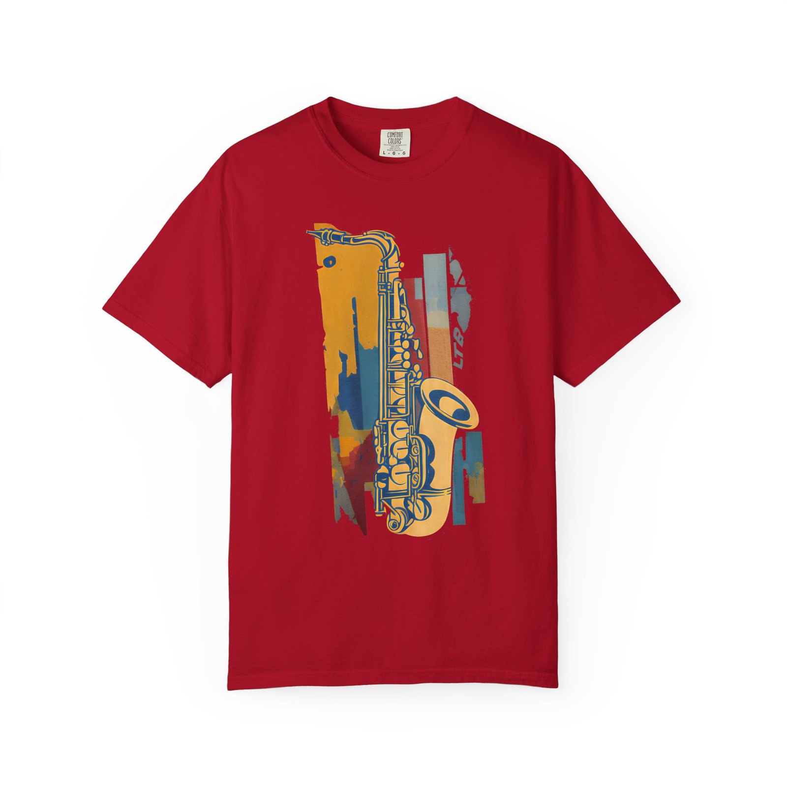 Saxophone Graphic T-Shirt | Modern Jazz Music Art Streetwear Tee - Image 15