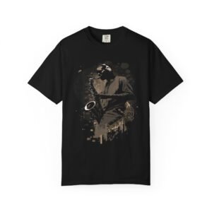 Jazz Saxophone T-Shirt | Urban Musician Graphic Streetwear Tee