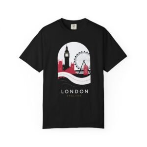 London England T-Shirt | Big Ben Skyline Travel Streetwear Graphic Tee