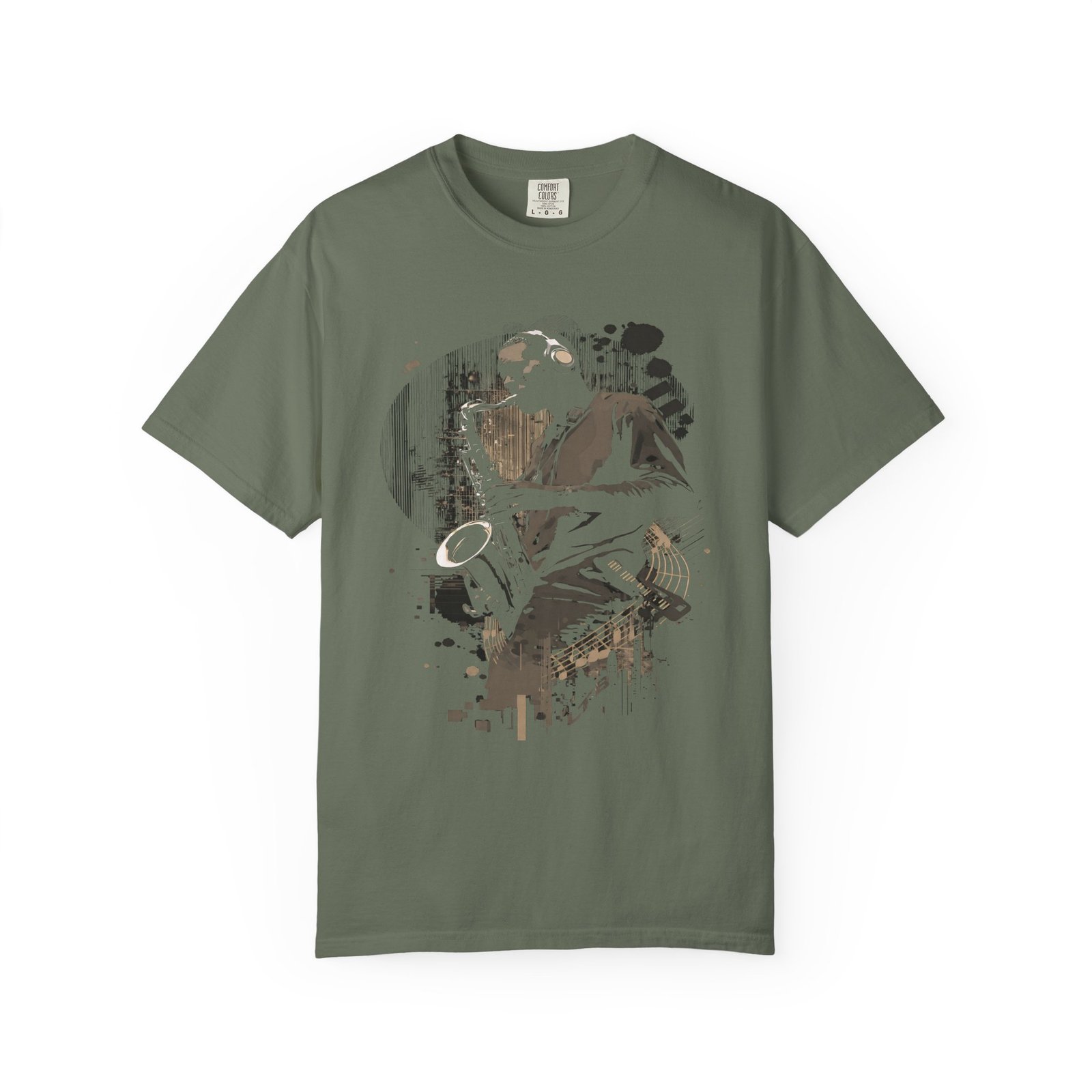 Jazz Saxophone T-Shirt | Urban Musician Graphic Streetwear Tee - Image 6