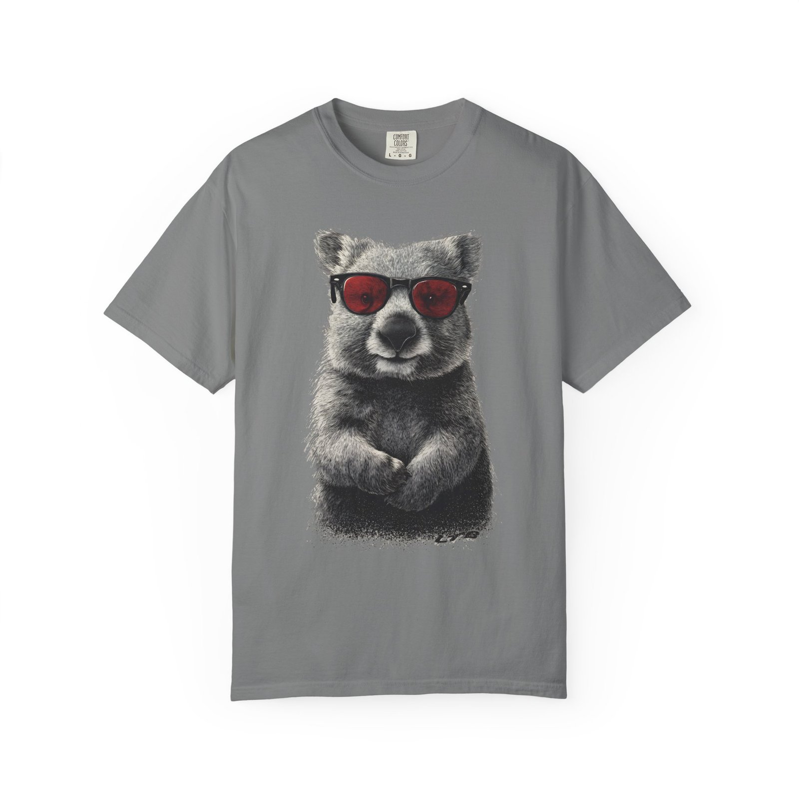 Cool Wombat Sunglasses T-Shirt | Funny Animal Graphic Tee - Image 6