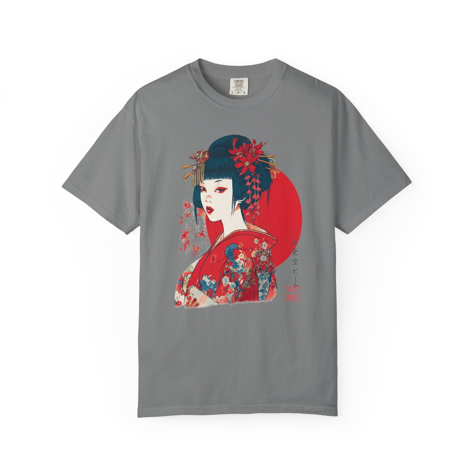 Japanese Geisha Maiko Art T-Shirt | Kimono Art Tokyo Culture Graphic Tee - Image 7
