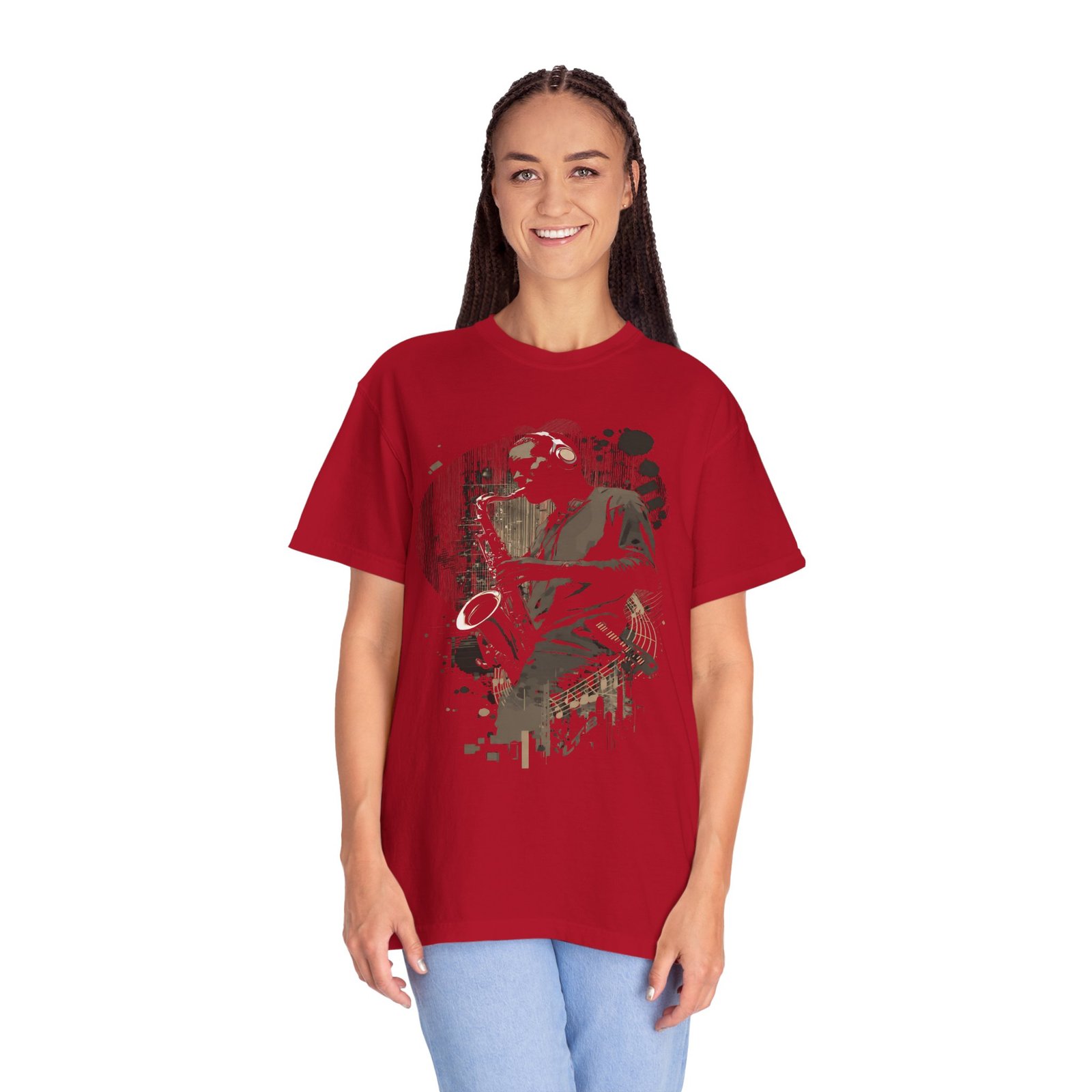 Jazz Saxophone T-Shirt | Urban Musician Graphic Streetwear Tee - Image 14