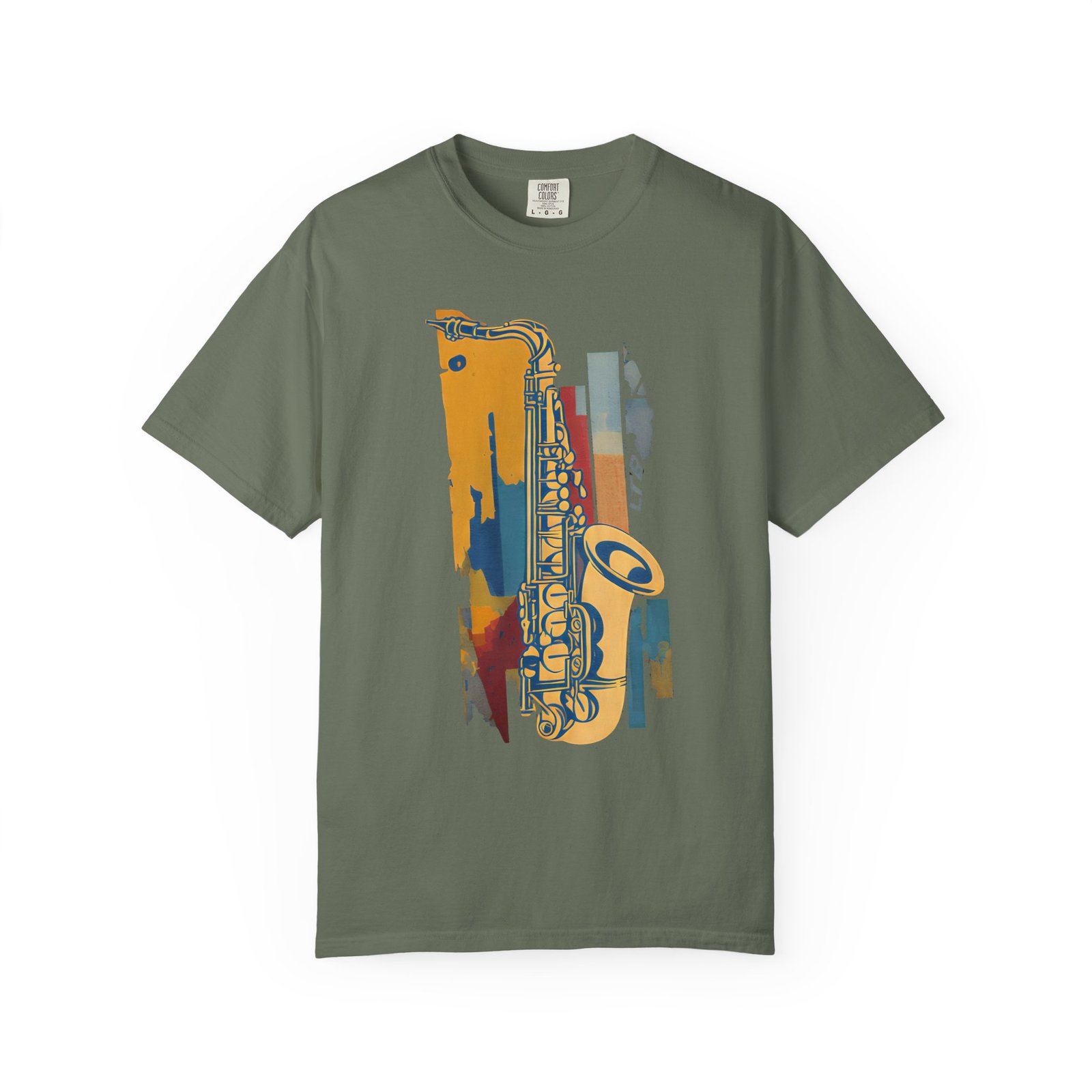 Saxophone Graphic T-Shirt | Modern Jazz Music Art Streetwear Tee - Image 6