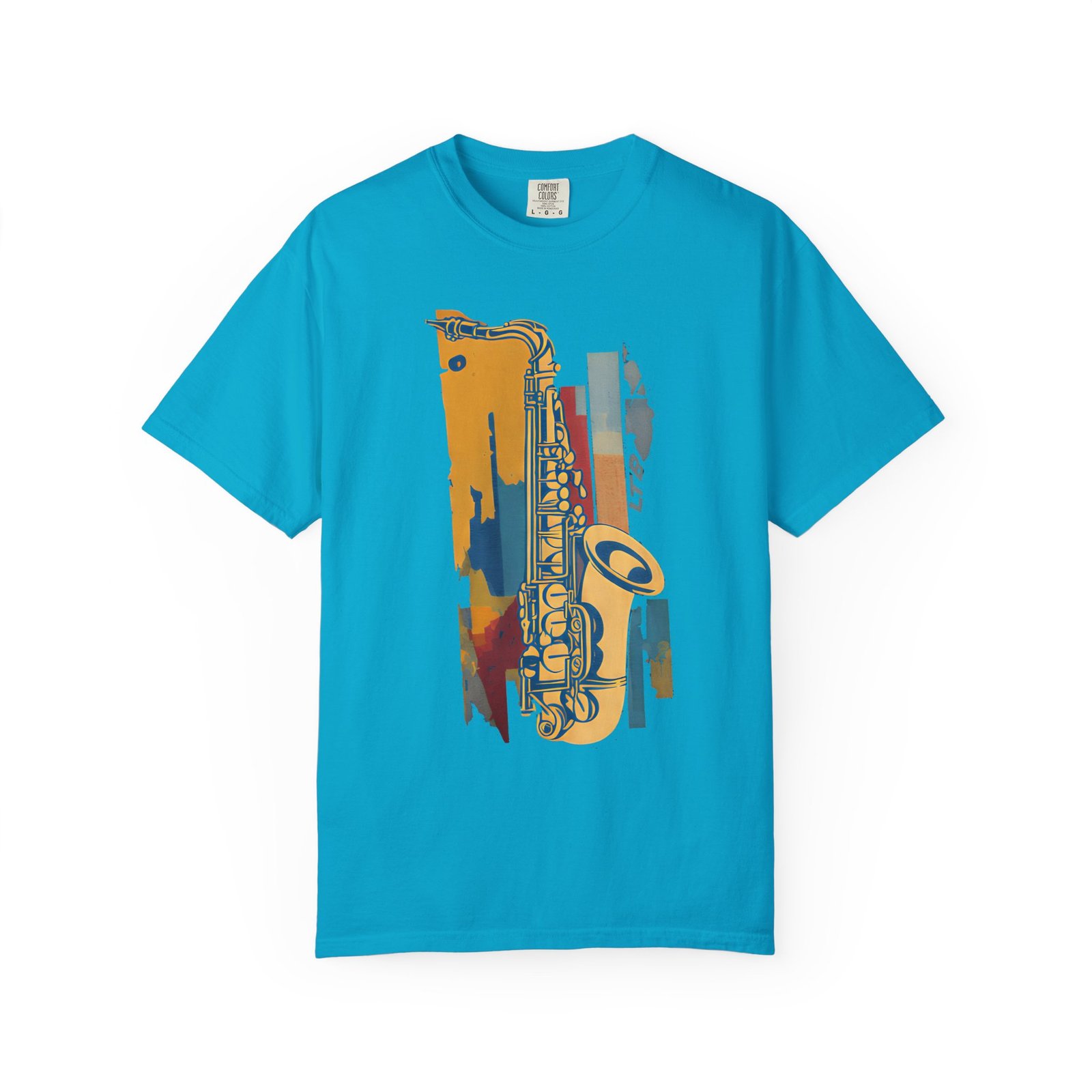 Saxophone Graphic T-Shirt | Modern Jazz Music Art Streetwear Tee - Image 8