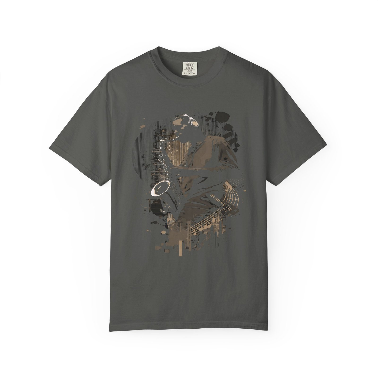 Jazz Saxophone T-Shirt | Urban Musician Graphic Streetwear Tee - Image 5