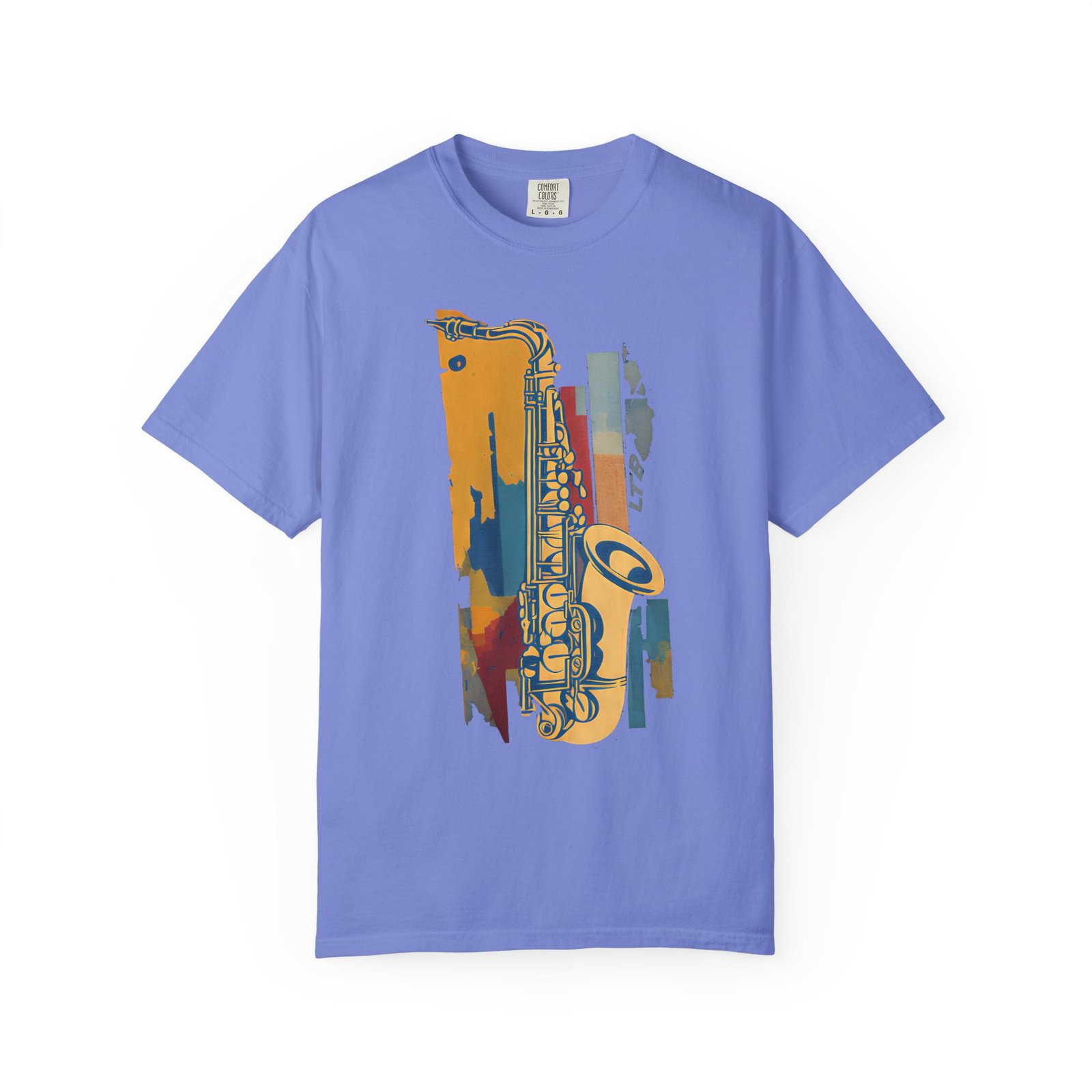 Saxophone Graphic T-Shirt | Modern Jazz Music Art Streetwear Tee - Image 9