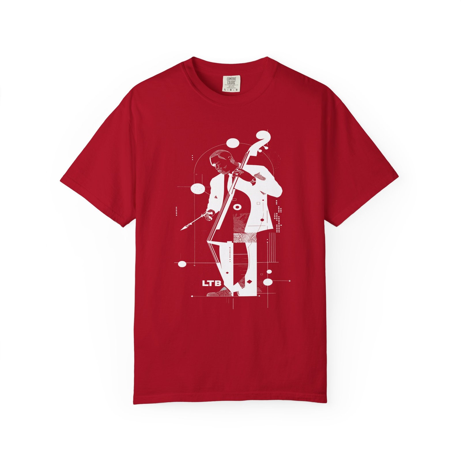 Jazz Bass Player T-Shirt | Modern Upright Bass Music Streetwear Tee - Image 15