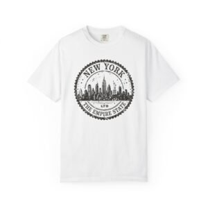 New York T-Shirt | Empire State Skyline Vintage Travel Streetwear Tee