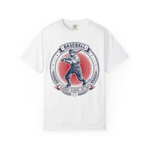 Baseball Double Sided T-Shirt | Vintage Slugger Front & Back Graphic Tee