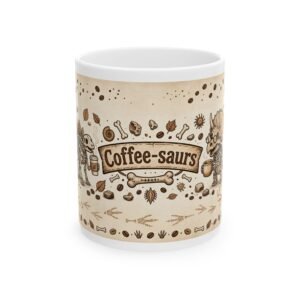 Coffee-saurs Mug | Cute Dinosaur Coffee Lover Ceramic Mug